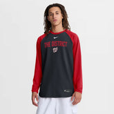 Washington Nationals Nike Authentic Collection Raglan Dri-FIT Sweatshirt - MLB