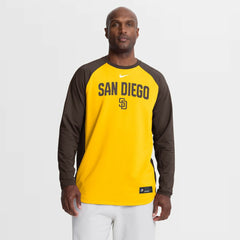 San Diego Padres Nike Authentic Collection Raglan Dri-FIT Sweatshirt - MLB