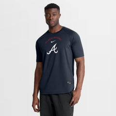 Atlanta Braves Nike Authentic Collection Batting Practice Pre-Game Raglan Dri-FIT Top - MLB