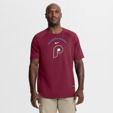 Philadelphia Phillies Nike Authentic Collection Batting Practice Pre-Game Raglan Dri-FIT Top - MLB