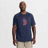 Boston Red Sox Nike Authentic Collection Batting Practice Pre-Game Raglan Dri-FIT Top - MLB