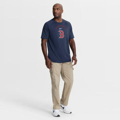 Boston Red Sox Nike Authentic Collection Batting Practice Pre-Game Raglan Dri-FIT Top - MLB