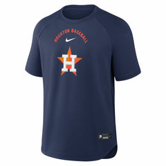 Houston Astros Nike Authentic Collection Batting Practice Pre-Game Raglan Dri-FIT Top - MLB