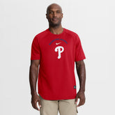 Philadelphia Phillies Nike Authentic Collection Batting Practice Pre-Game Raglan Dri-FIT Top - MLB