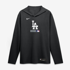 Los Angeles Dodgers Nike Authentic Collection Dri-FIT Long Sleeve Hooded T-Shirt - MLB