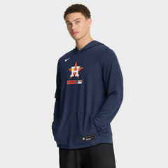 Houston Astros Nike Authentic Collection Dri-FIT Long Sleeve Hooded T-Shirt - MLB