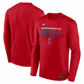 Los Angeles Angels Nike Authentic Collection Legend Dri-FIT Long Sleeve T-Shirt - MLB