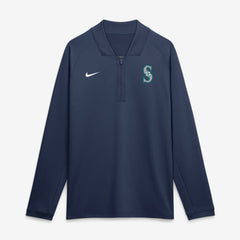 Seattle Mariners Nike Authentic Collection Dri-FIT Raglan Half-Zip Pullover - MLB