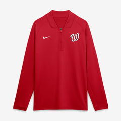 Washington Nationals Nike Authentic Collection Dri-FIT Raglan Half-Zip Pullover - MLB