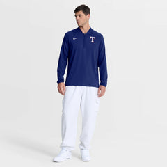 Texas Rangers Nike Authentic Collection Dri-FIT Raglan Half-Zip Pullover - MLB