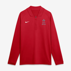 Los Angeles Angels Nike Authentic Collection Dri-FIT Raglan Half-Zip Pullover - MLB