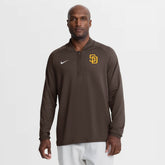 San Diego Padres Nike Authentic Collection Dri-FIT Raglan Half-Zip Pullover - MLB