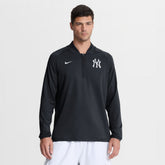 New York Yankees Nike Authentic Collection Dri-FIT Raglan Half-Zip Pullover - MLB