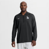 Los Angeles Dodgers Nike Authentic Collection Dri-FIT Raglan Half-Zip Pullover - MLB