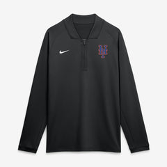 New York Mets Nike Authentic Collection Dri-FIT Raglan Half-Zip Pullover - MLB