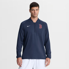 Boston Red Sox Nike Authentic Collection Dri-FIT Raglan Half-Zip Pullover - MLB