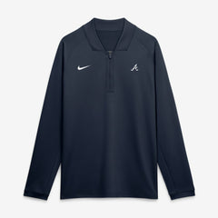 Atlanta Braves Nike Authentic Collection Dri-FIT Raglan Half-Zip Pullover - MLB