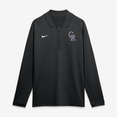 Colorado Rockies Nike Authentic Collection Dri-FIT Raglan Half-Zip Pullover - MLB