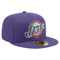 Utah Jazz Core Logo 59FIFTY Fitted Hat Purple - NBA