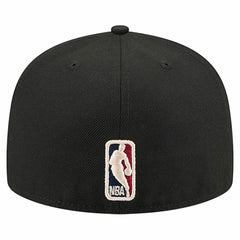 Chicago Bulls Core Logo 59FIFTY Fitted Hat Black - NBA