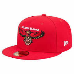Atlanta Hawks Core Logo 59FIFTY Fitted Hat Red - NBA