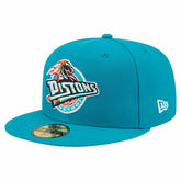 Detroit Pistons Core Logo 59FIFTY Fitted Hat Teal - NBA