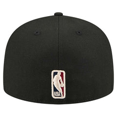 Miami Heat Core Logo 59FIFTY Fitted Hat Black - NBA