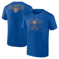New York Knicks Indomitable Drive T-Shirt Blue - NBA