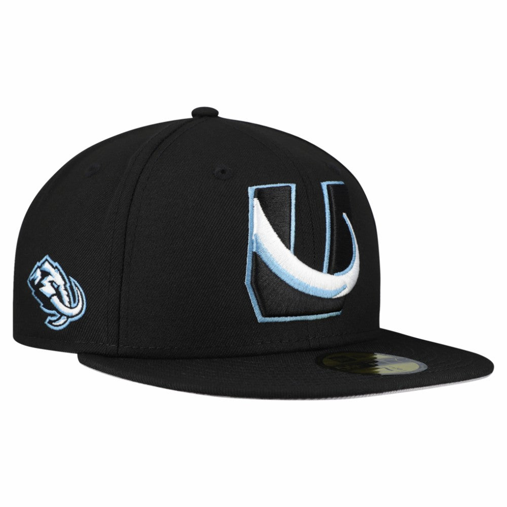 Utah Mammoth New Era Team Secondary 59FIFTY Fitted Hat - Black - NHL