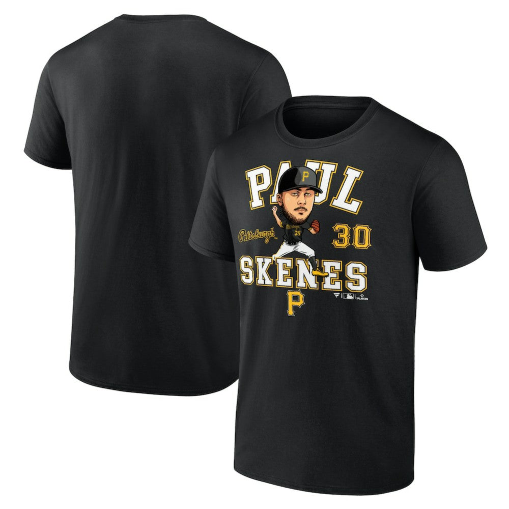 Paul Skenes Pittsburgh Pirates Fanatics Hometown Caricature T-Shirt - MLB