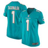 Tua Tagovailoa Miami Dolphins Women's Game Jersey Aqua | Nike for Sale