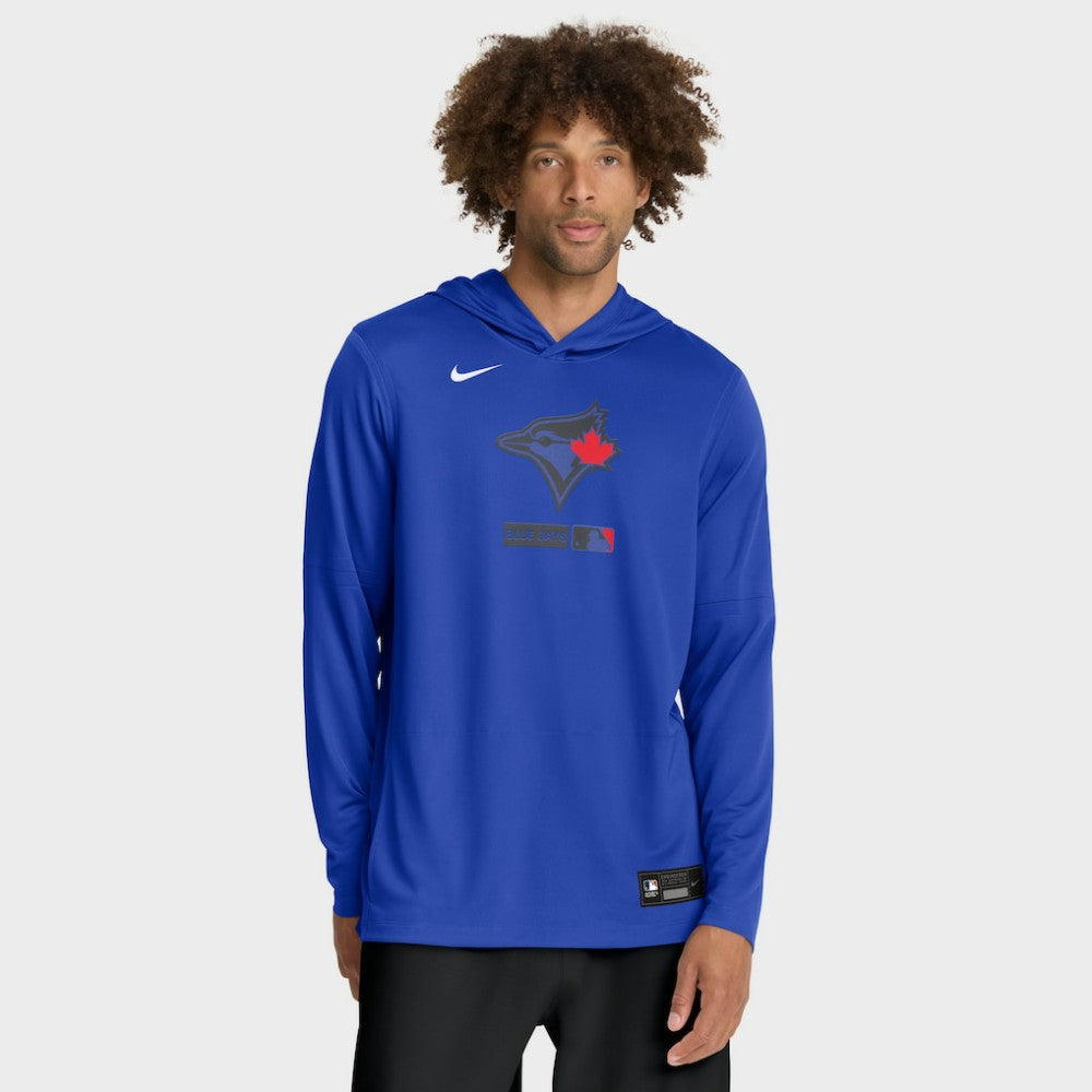 Toronto Blue Jays Nike City Connect Dri-FIT Long Sleeve Hooded T-Shirt - MLB