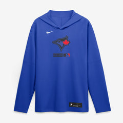 Toronto Blue Jays Nike City Connect Dri-FIT Long Sleeve Hooded T-Shirt - MLB