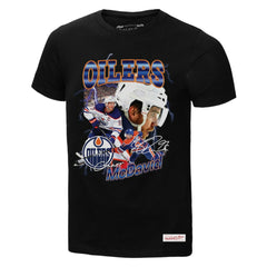 Connor McDavid Edmonton Oilers Mitchell & Ness 2.0 Player Graphic T-Shirt - Black - NHL