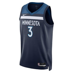 Jaden McDaniels Minnesota Timberwolves Unisex Swingman Jersey Icon Edition Navy - NBA