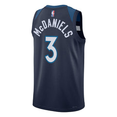 Jaden McDaniels Minnesota Timberwolves Unisex Swingman Jersey Icon Edition Navy - NBA