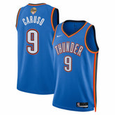Alex Caruso Oklahoma City Thunder Unisex 2025 NBA Finals Swingman Jersey Icon Edition Blue - NBA