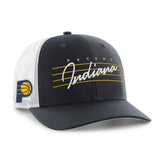 Indiana Pacers '47 Downburst Trucker Adjustable Hat Navy - NBA