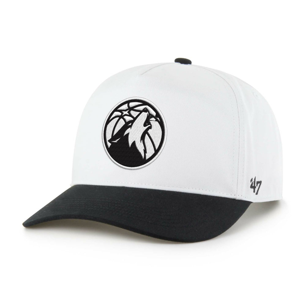 Minnesota Timberwolves '47 Black & White Hitch Adjustable Hat - NBA