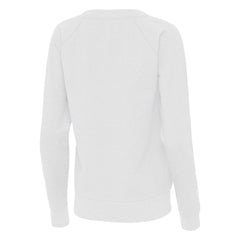 Detroit Lions Antigua Women's Varsity Tri-Blend V-Neck Long Sleeve T-Shirt Heather Gray | NFL