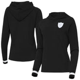 Las Vegas Raiders Antigua Women's Trek Raglan Pullover Hoodie Black | NFL