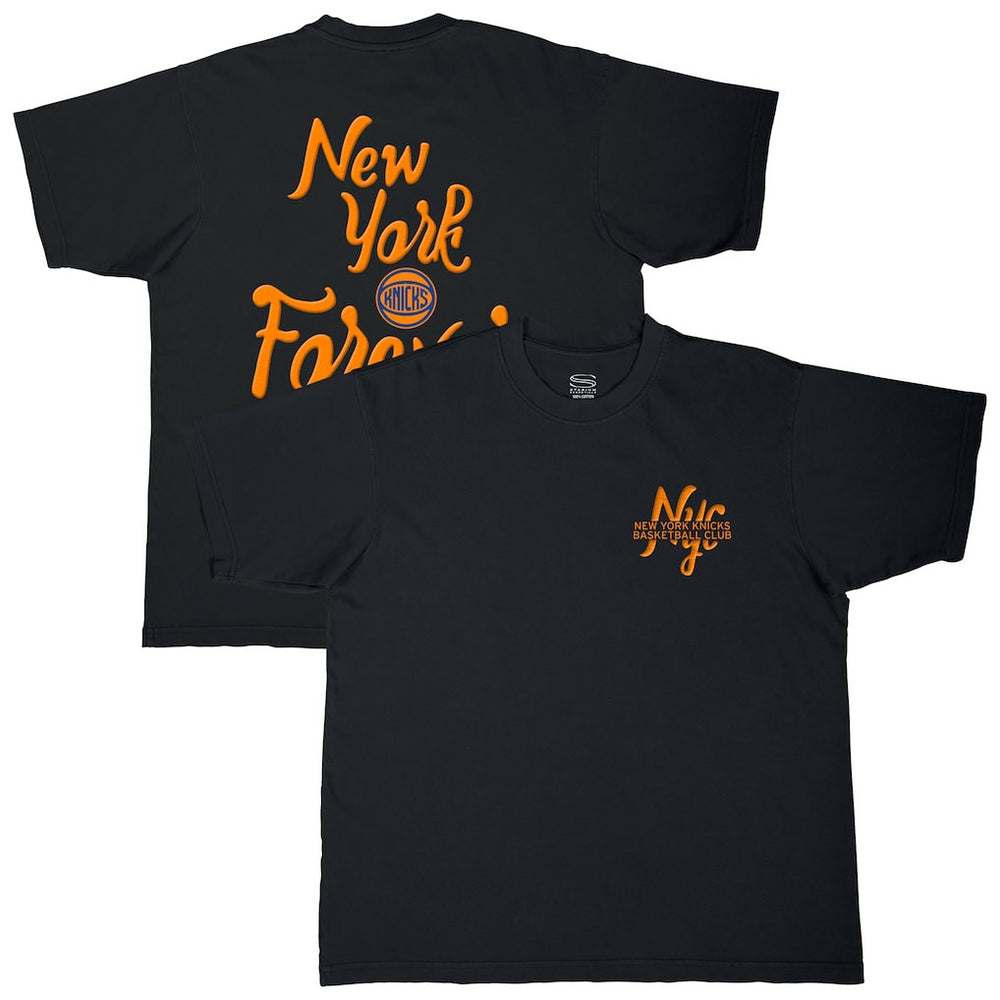 New York Knicks Stadium Essentials Unisex Oversized Forever NYC T-Shirt Black - NBA