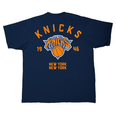 New York Knicks Stadium Essentials Get Back Heavyweight Urban T-Shirt Navy - NBA