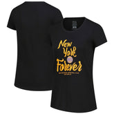 New York Knicks Stadium Essentials Women's Forever NYC T-Shirt Black - NBA