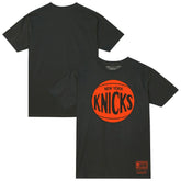 New York Knicks Unisex Hardwood Classics MVP Logo T-Shirt Heather Charcoal - NBA