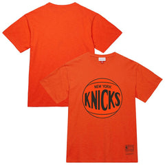 New York Knicks Unisex Hardwood Classics MVP Logo T-Shirt Orange - NBA