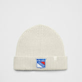 New York Rangers lululemon Unisex Close-Fit Wool-Blend Ribbed Beanie - Heathered Bone - NHL
