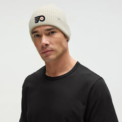 Philadelphia Flyers lululemon Unisex Close-Fit Wool-Blend Ribbed Beanie - Heathered Bone - NHL