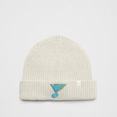 St. Louis Blues lululemon Unisex Close-Fit Wool-Blend Ribbed Beanie - Heathered Bone - NHL