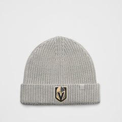Vegas Golden Knights lululemon Unisex Close-Fit Wool-Blend Ribbed Beanie - Heathered Gull Grey - NHL